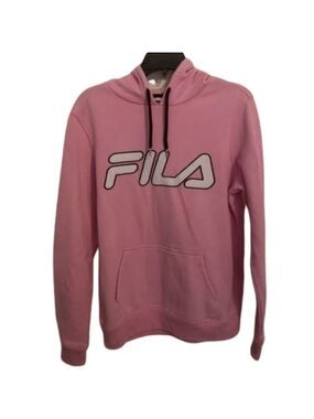 Fila Pink Hoodie‎ Sweatshirt Size Large. Pre-loved in Good Condition